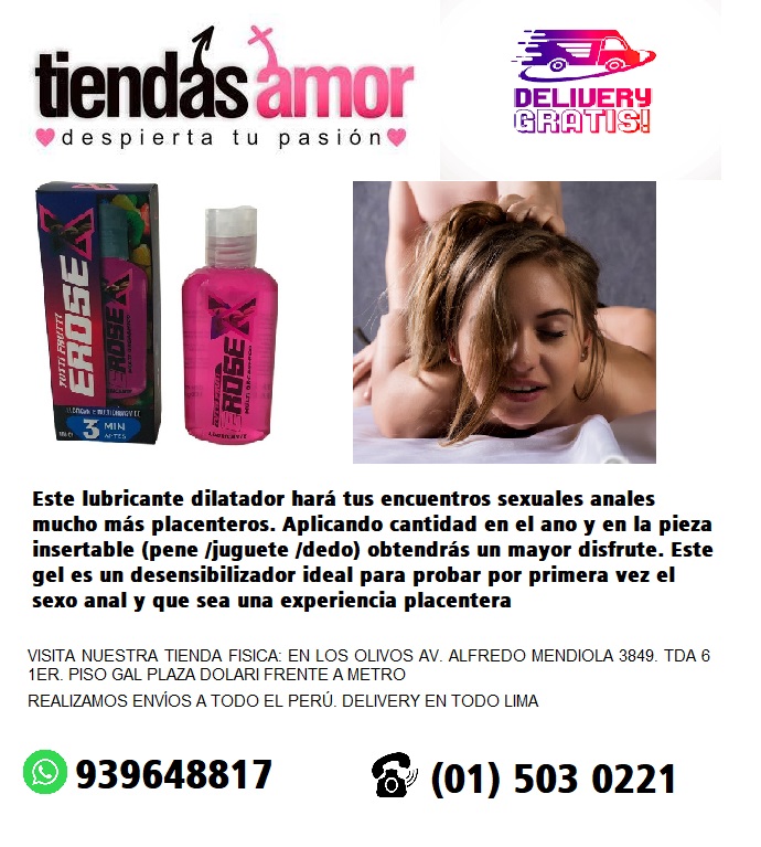 EROSE LUBRICANTE ANAL PARA MEJOR PLACER - LLEVALO AHORA 